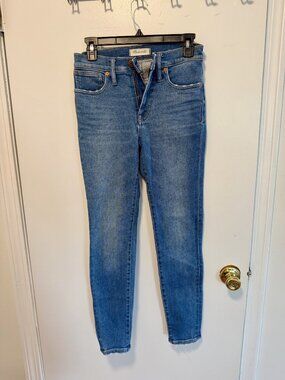 Madewell 9" High-Rise Skinny Jeans Medium Wash 27